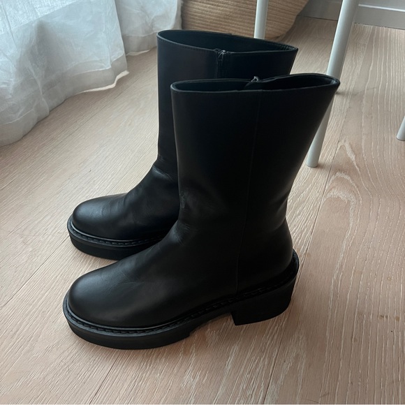 Scanlan Theodore Mid-Calf Boots 39 NEW - Picture 3 of 8